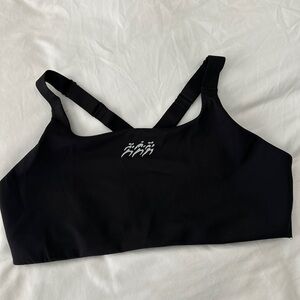 Lululemon Ultralu Square-Neck Workout Bra B/C *Reflective